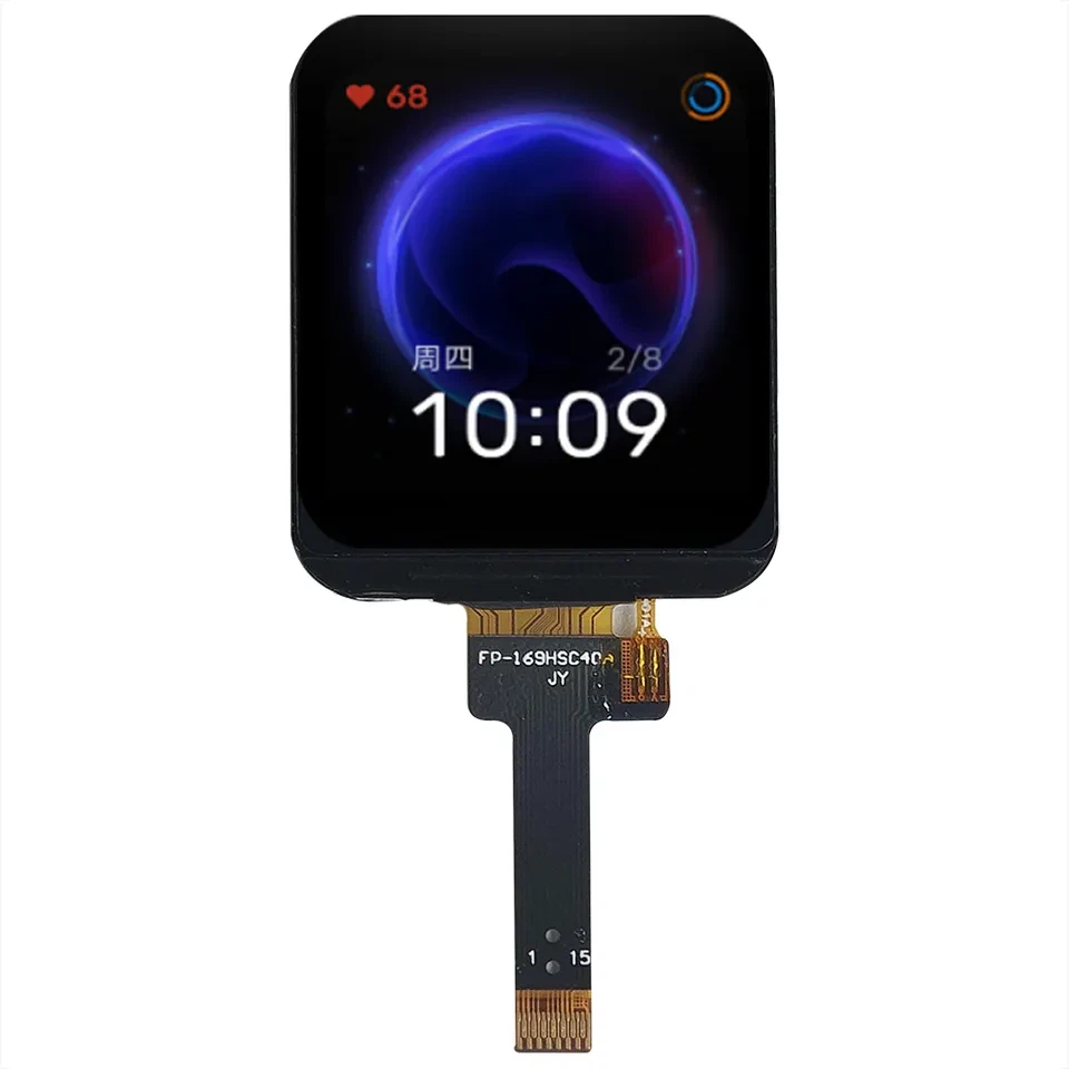 Paparan Tft Lcd Jam Tangan Pintar 1.69 Inci 240X280
